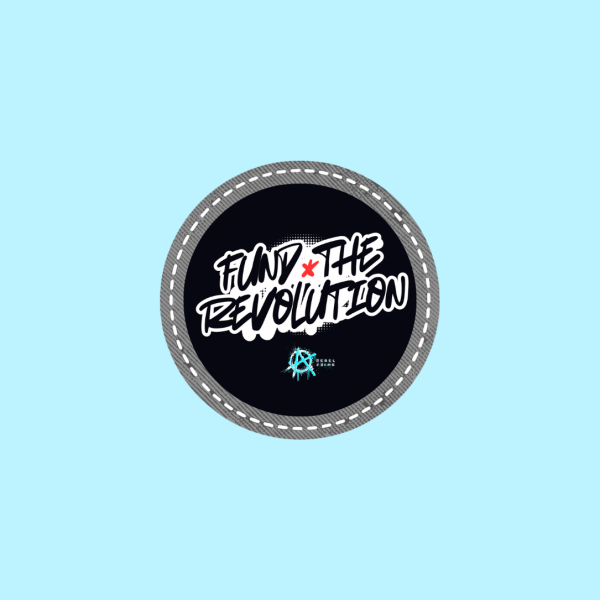 Rebel Frame Film Patch – Fund the Revolution (Round)