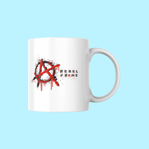 Rebel Frame Logo Coffee Mug (White)