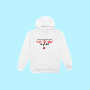 “The Only Greenlight That Matters Is Yours” Hoodie (White)